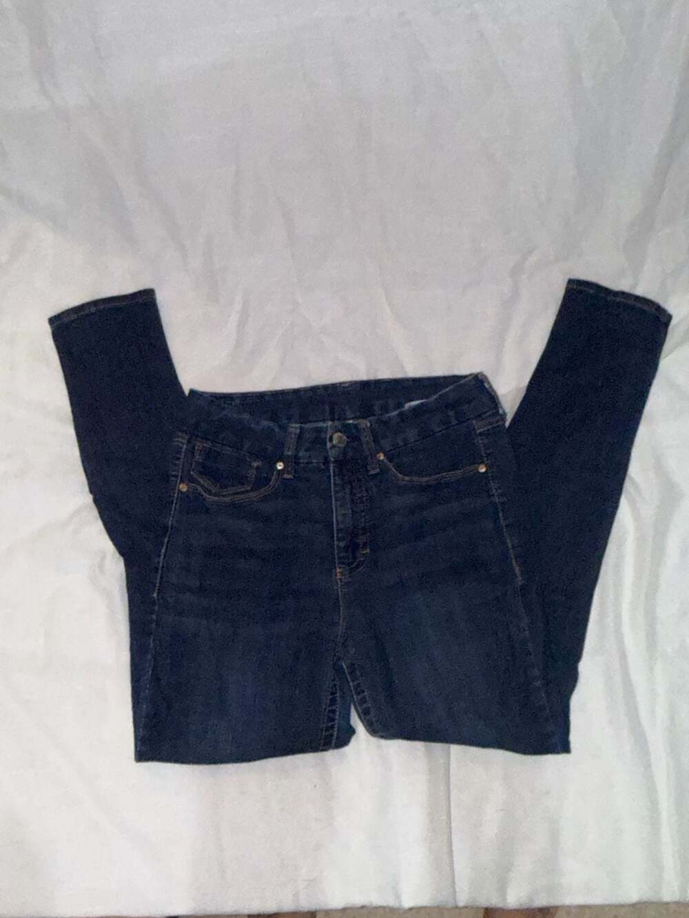 Seven7 Skinny Jeans Size 10 Dark Wash Denim